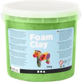 Foam Clay®, groen, metallic, 560 gr/ 1 emmer [HOB-78879]