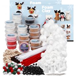 Klassenset voor Pooldieren met Foam Clay®, diverse kleuren, 1 set [HOB-78900]