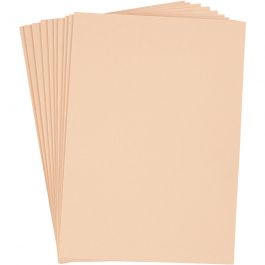 Feuille De Mousse EVA, A4, feuille 210x297 mm, ép. 2 mm, crème, 10 flles/ 1 Pq. [HOB-79033]