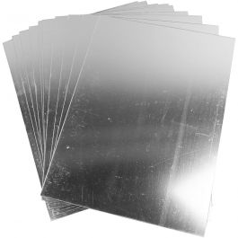 Miroir en plastique, feuille 29,5x21cm, ép. 1,1 mm, 10 flles/ 1 Pq. [HOB-79094]