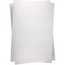 Vellen krimpfolie, vel 20x30 cm, dikte 0,3 mm, transparant glans, 10 vel/ 1 doos [HOB-79095]