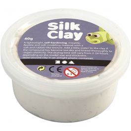 Silk Clay®, wit, 40 gr/ 1 Doosje [HOB-79101]