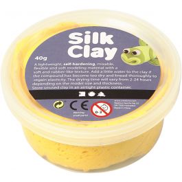 Silk Clay®, geel, 40 gr/ 1 Doosje [HOB-79103]