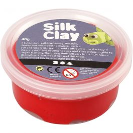 Silk Clay®, rood, 40 gr/ 1 Doosje [HOB-79104]