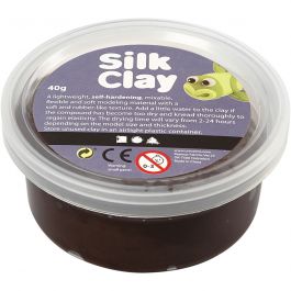 Silk Clay®, bruin, 40 gr/ 1 Doosje [HOB-79123]