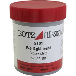 Glaçure pour argile, blanc, 200 ml/ 1 boîte [HOB-675901]