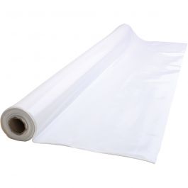 Nappe de table cirée, L: 140 cm, blanc, 1 par m [HOB-805608]