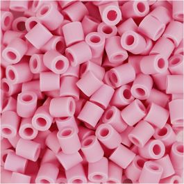 BioBeads van NABBI, afm 5x5 mm, gatgrootte 2.5 mm, medium, roze, 1000 stuk/ 1 doos [HOB-9067760]