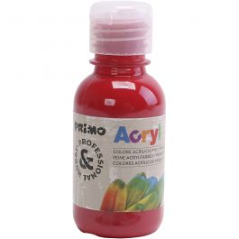 PRIMO luxe acrylverf, donkerrood, 125 ml/ 1 fles [HOB-638336]