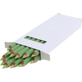 Crayons de Couleur Jumbo edu, ép. 10 mm, mine 6,25 mm, vert clair, 12 pièces/ 1 Pq. [HOB-408062]
