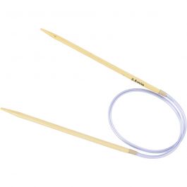 Aiguilles à tricoter circulaires, L : 40 cm, dim. 3,5 mm, 1 pièce [HOB-422700]