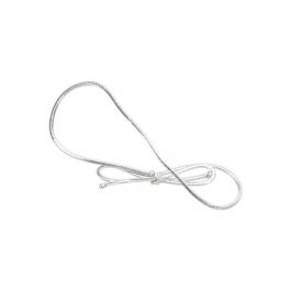 Ruban élastique de décoration Vinyle Stretch à dérouler argent métallique 20cm (50 Pièces) [8MS]