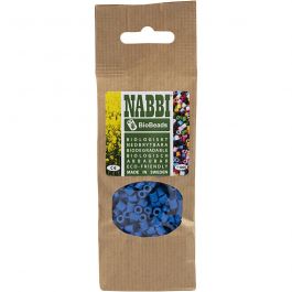 BioBeads van NABBI, afm 5x5 mm, gatgrootte 2.5 mm, medium, lichtroze, 1000 stuk/ 1 doos [HOB-9067645]