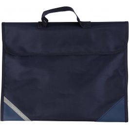 Schooltas, D: 9 cm, afm 36x29 cm, donkerblauw, 1 stuk [HOB-951801]