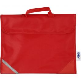 Schooltas, D: 9 cm, afm 36x29 cm, rood, 1 stuk [HOB-951821]