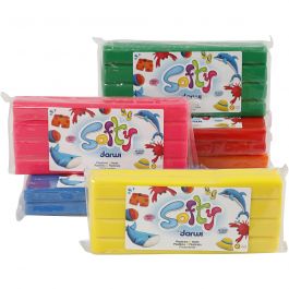 Softy Boetseerklei, diverse kleuren, 6x500 gr/ 1 doos [HOB-680495]