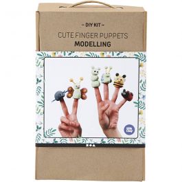 Schattige vingerpoppen, 1 set [HOB-97080]