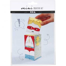Mini Kit DIY, monstres et robots, 1 Pq. [HOB-977210]