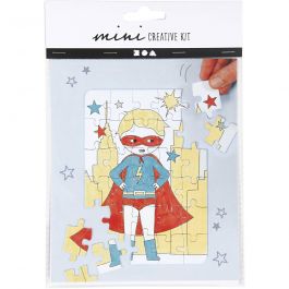 Mini Kit DIY, super-héros, blanc, 1 Pq. [HOB-977212]