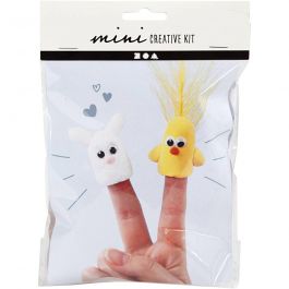 Mini Kit DIY, marionnettes à doigts, 1 Pq. [HOB-977311]