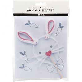 Mini Kit DIY, serre-tête lapin, 1 Pq. [HOB-977315]