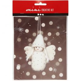 Creative mini kit, engel, H: 10 cm, 1 doos [HOB-977408]