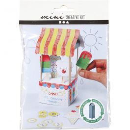 Mini Kit DIY, Glacier fait avec une brique de lait, 1 Pq. [HOB-977430]