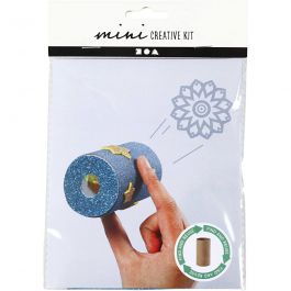 Mini Kit DIY, Kaléidoscope à partir d'un rouleau de papier toilette, 1 Pq. [HOB-977431]