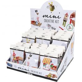Présentoir de table avec des Mini Kit DIY, 60 set/ 1 Pq. [HOB-97743]
