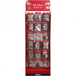Vloerdisplay met Mini Creative Kits, H: 1500 mm, B: 580 mm, 108 eenh./ 1 doos [HOB-97744]