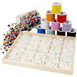 Letterkralen voor je armband, 1 set [HOB-97768]