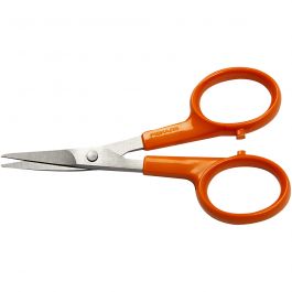 Klassieke Precisie Schaar, L: 10 cm, kurvet spids, 1stuk/ 1 stuk [HOB-9808]