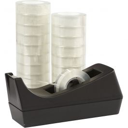 Bureau-Tapedispenser met Tape, B: 15 mm, 1 set [HOB-99117]