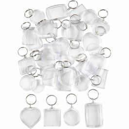 Sleutelhanger, afm 40-50 mm, 100 stuk/ 1 doos [HOB-99479]