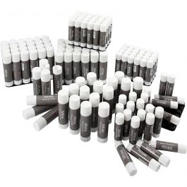 Witte lijmstift, 2x72 stuk/ 1 doos [HOB-99522]