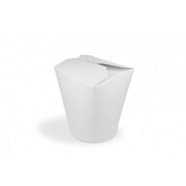 Boîte de nouilles Wok 10x11,5 cm 32oz 1000ml Carton Blanc (500 pcs) [TK-9987003]