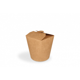Boîte de nouilles Wok 8x8,6 cm 16oz 400ml kraft (500 pcs) [TK-9987004]