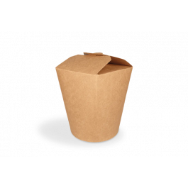Boîte de nouilles Wok 10x11,5 cm 32oz 1000ml kraft (500 pcs) [TK-9987006]