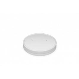 Couvercle Gobelet à soupe en carton 450ml Ø9,8cm Blanc (500 pcs) [TK-9987076]