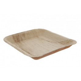 Assiette Feuille de Palmier 24x2,5x24 cm (100 pcs) [TK-9987151]