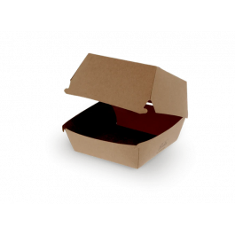 Boîte à Hamburger kraft 12x10x12cm FSC®Mix (600 pcs) [TK-9987219]