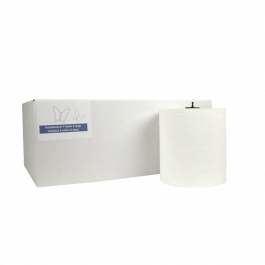 Rouleau d’essuie-mains Matic 2 couches 150 mètres Ø21cm 100% cellulose blanc T7 (6 pcs) [TK-9987469]