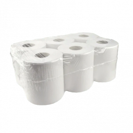 Rouleau d’essuie-mains Midi 2 couches 150 mètres Ø19cm 100% cellulose T9 (6 pcs) [TK-9987477]