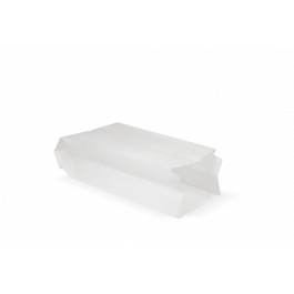 Snackzakken papier (1.5 ons) 9,5x6,5x24 cm wit 45gr (2.400 stuks) [TK-9987483]