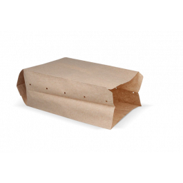 Snackzakken geperforeerd papier (2 pond) 16x10x31 cm kraft 50gr (1.000 stuks) [TK-9987488]