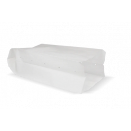 Snackzakken geperforeerd papier (2 pond) 16x10x31 cm wit 45gr (1.100 stuks) [TK-9987489]