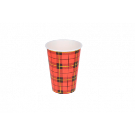 Koffiebeker 180cc 7.5oz Ø7 cm Schotse ruit scotty (2.500 stuks) [TK-9987555]