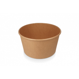 Salade Poke Bowl 1000ml 32oz Ø14,8x7,8 cm kraft (300 stuks) [TK-9987589]