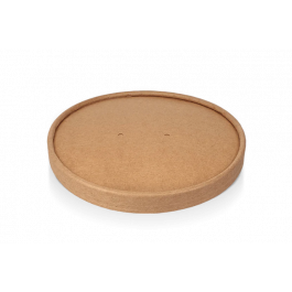 Deksel Salade Poke Bowl 900-1300ml Ø18,4cm kraft (150 stuks) [TK-9987597]