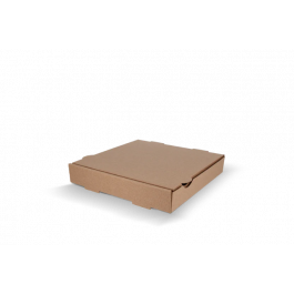 Pizzadozen 24x4x24cm kraft bruin (100 stuks) [TK-9987693]